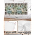 thumbnail image 7 of Fluorescent Light Covers for Ceiling Lights 1 Pack,Aqua White Pumpkins Fall Magnetic Ceiling Light Covers 2x4ft for Classroom Office School,Black Plaid Thanksgiving Overhead Drop Ceiling Light Shade, 7 of 7