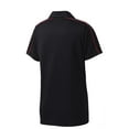 thumbnail image 6 of Sport-Tek Ladies Micropique Sport Wick Piped Polo-L (Black/ True Red), 6 of 6