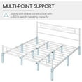 Queen Size Bed Frames Metal Platform Bed Mattress Foundation with Cloud