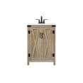 thumbnail image 3 of 24 inch single bathroom vanity in natural oak, 3 of 8