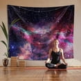 thumbnail image 4 of Psychedelic Wall Tapestry Constellation Galaxy Universe Wall Hanging Bedding Tapestry Starry Sky Beach Blanket Picnic Rug 150x130cm(B, 4 of 5