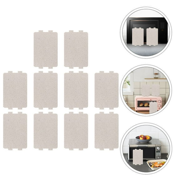 WHAMVOX 10-Pack Microwave Oven Insulation Covers Mica Sheets for Kitchen