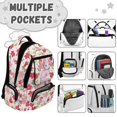 thumbnail image 7 of Bulopur Cherry Blossom Axolotl Kids Backpack for Girls, Cartoon Print School Bag Lightweight/Breathable/Durable/Waterproof Multi-Pocket Book Bag for Kids 6-12 Back to School, 7 of 7