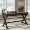 thumbnail image 2 of Signature Design by Ashley Wildenauer Black 60" Home Office Desk, 2 of 9