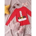 thumbnail image 5 of Old Glory Youth Santa Claus Costume Long Sleeve T Shirt, 5 of 6