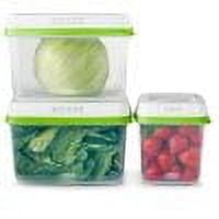 Rubbermaid FreshWorks Produce Saver, 6 Piece set of Medium and Large Storage Containers