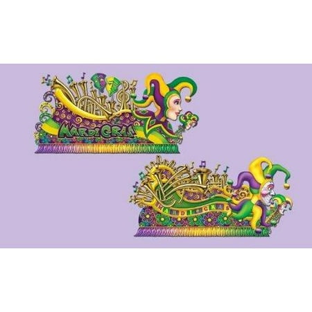 Mardi Gras Insta-Theme Float Props 65-67in. 2/Pkg