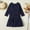 Dark Blue, variant on TAIAOJING Baby Girl Dress Fall Toddler Kids Floral Fruit Cherry Long Sleeves Pockets Beach Dress Princess Clothes Girls Outfits 5-6 Years