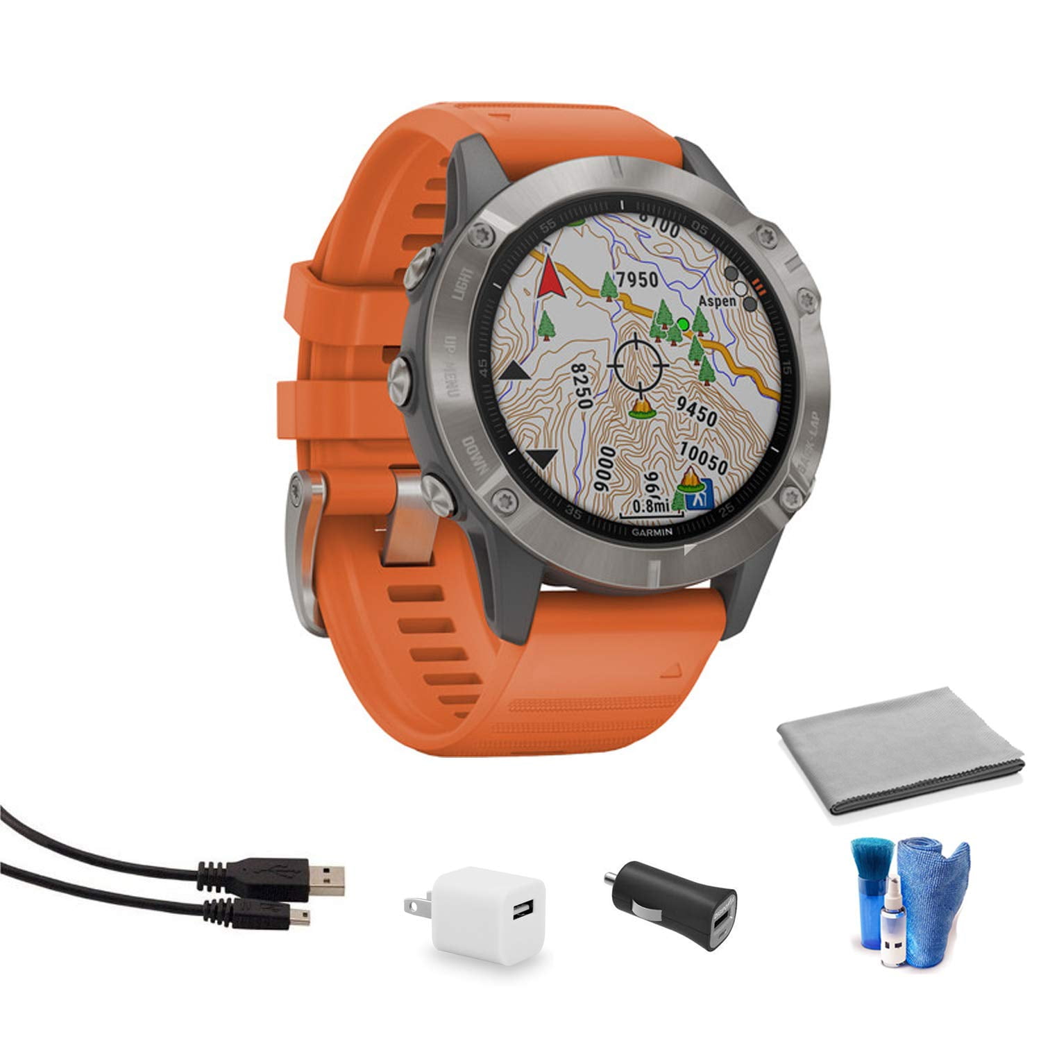 Garmin Fenix 6 Multisport GPS Smartwatch (47mm Sapphire Edition