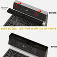 thumbnail image 7 of SpaceAid 30" Bamboo Magnetic Stove Top Shelf Organizer, Kitchen Storage Rack for Stove, Black, 7 of 7