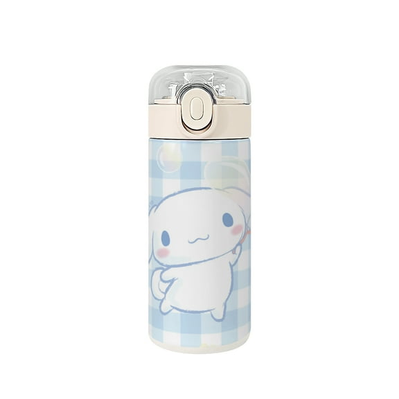 Cinnamoroll Stainless Steel Vacuum Insulated Water Bottle | Keeps Water Cold for 24 Hours, Hot for 12 Hours | Reusable Metal Water Bottle | Leak-Proof Sports Bottle | 11oz/320ml