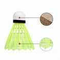 thumbnail image 2 of 6-Pack Durable Plastic Nylon Badminton Shuttlecocks with Fiber Head for Training, 2 of 6