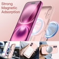 thumbnail image 3 of JETech Magnetic Silicone Case for iPhone 16 6.1-Inch, Compatible with MagSafe,&nbsp;Silky Soft Touch, Shock Absorbing Phone Cover with&nbsp;Camera Lens Full Protection (Pink), 3 of 7