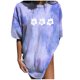 thumbnail image 1 of Blusa de manga corta con estampado de manga corta vintage para mujer Pompotops  hfajkhk129885, 1 of 9