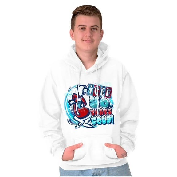 Airbrushed Icee Bear Yo That’s Cold Unisex Plus Size Hoodie Brisco Brands 2X