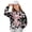 Axolotl Cherry Blossom, variant on Xoenoiee Dachshund Stripe Print Fall Sweatshirt for Girls, Oversized Drop Shoulder Pullover Long Sleeve Soft Fleece Crewneck Loose Top, 9-10 Years
