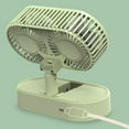 thumbnail image 2 of Mini ventilador de escritorio USB, mini ventilador doble pequeño de escritorio de doble hoja, mini ventilador USB, eficiencia óptima, 2 of 8