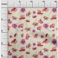 thumbnail image 1 of oneOone Viscose Jersey Cream Fabric Flower Watercolor Fabric For Sewing Printed Craft Fabric By The Yard 60 Inch Wide, 1 of 5