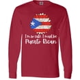 thumbnail image 3 of Inktastic I'm So Cute, I Must Be Puerto Rican Sunflower Puerto Rico Long Sleeve T-Shirt, 3 of 5
