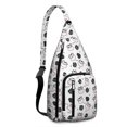 thumbnail image 1 of Buffalo & Cow Sling Backpack - Cute Farm Animal Pattern Shoulder Bag with Layered Storage, Durable Lightweight Pack for Cycling & Travel, 1 of 4