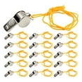 thumbnail image 1 of Miangastore Whistle Iron 24Pcs 1.6x0.8x0.7in Silver For Loud Sound Clear Command, 1 of 8