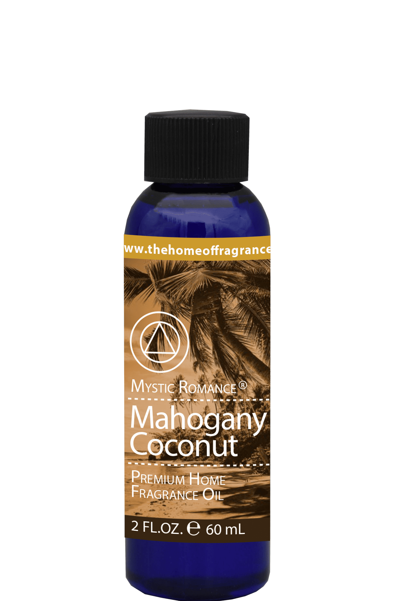 Mystic Romance Premium Home Fragrance Oil Scent MAHOGANY COCONUT 2FL.OZ