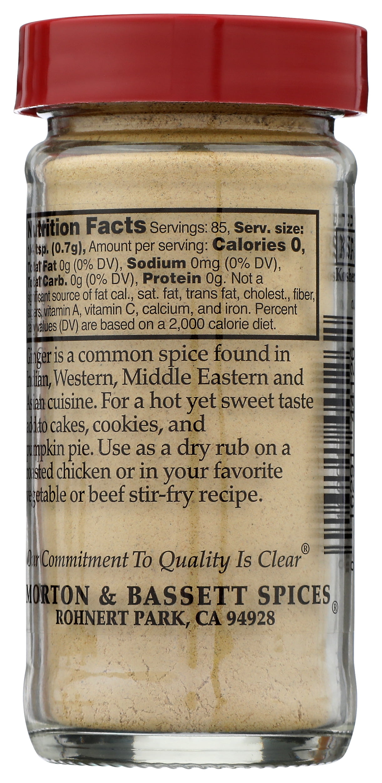 Pack of 3, Morton & Bassett Ground Ginger, 2.1 oz