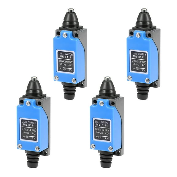 Uxcell ME-8111 1NC 1NO Plunger Momentary Limit Switches 4 Pack