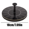 thumbnail image 3 of Solar Fountain Water Pump for Bird Bath, New Upgraded Mini Solar Powered Fountain Pump 1.5W Free Standing Solar Panel Kit Water Fountain for Garden, Pond, Pool, and Outdoor, 7 Inch, 3 of 8