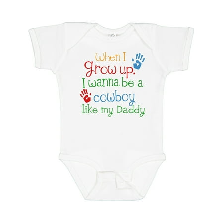 

Inktastic Cowboy Like Daddy Gift Baby Boy or Baby Girl Bodysuit