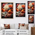 thumbnail image 4 of Designart "Infinite Koi Asian Painting II" Asian Floater Framed Wall Decor, 4 of 7