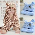 thumbnail image 2 of Cute Cartoon Baby Washcloth Bath Towel For Bathing Feeding Wipe Cloth, 2 of 4