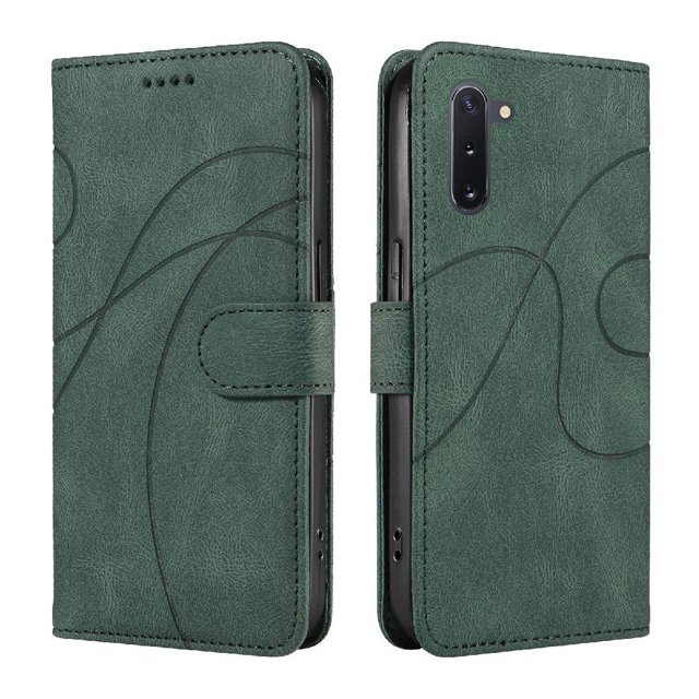 Étui Rabattable pour FOXDOCK Samsung Galaxy Note 10 Emplacements pour Cartes et Fonction Support en Cuir
