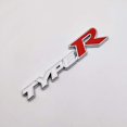 thumbnail image 2 of HUGFEGWE Chrome Metal Type-R Logo Car Emblem Premium 3D Racing Sport Badge Turbo Sticker Power Decal (White&Red) AZ824-27498, 2 of 9