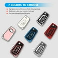 thumbnail image 6 of for Toyota Flip Key Fob Cover Soft TPU Key Case Cover with Keychain for Fortuner Tundra Camry RAV4 Challenger Key Shell, 6 of 6
