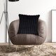 thumbnail image 5 of Decorative Throw Pillow 45x45cm | Soft Plush Sofa Cushion with Removable Polyester Stripe Pillowcase | Cozy Home Decor Accent for Living Room or Bedroom | Includes Pillow Insert, 5 of 7