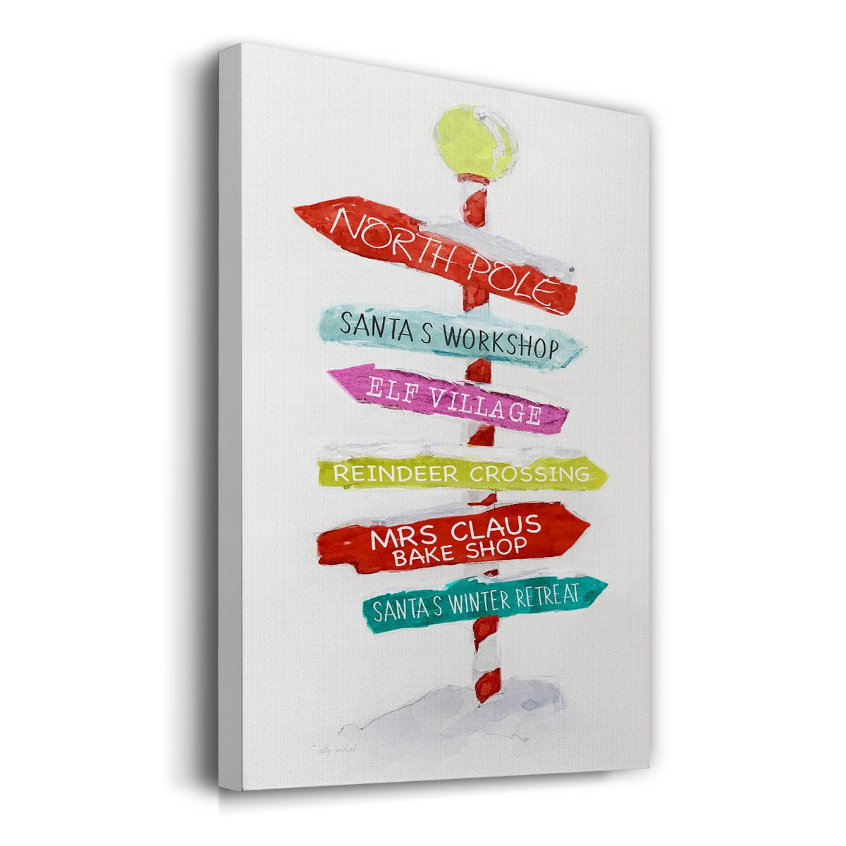 Christmas Directions- Gallery Wrapped Canvas