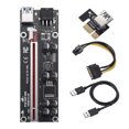 thumbnail image 1 of Wweixi PCI-E Riser Board with LED Dynamic Light PCI- 8 Solid Capacitors No.07, 1 of 6