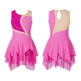 thumbnail image 5 of CHICTRY Kids Girls Figure Ice Skating Dress Rhinestones Ballet Tutu Dress Dance Costume, 5 of 6