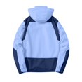 thumbnail image 4 of WTOBBY Ladies' Loose Comfortable Windproof Waterproof Outdoor Jacket, Ideal for Casual Fashion, Hiking, and All-Season Use,Light Blue XL, 4 of 5