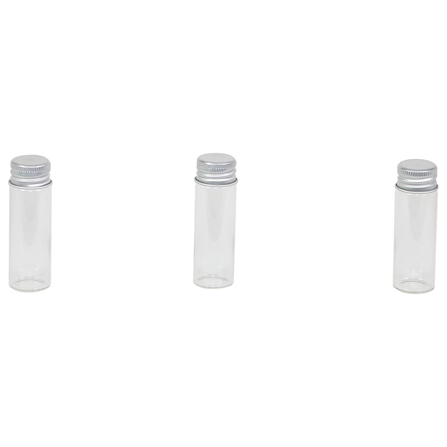 Everything Mary 3 Piece Glass Containers for Craft and Hobby Storage Set (12 Packs of 3)