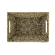 Mainstays Natural Handwoven Seagrass Basket, Rectangle