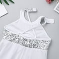 thumbnail image 6 of Alvivi Girls Halter Sequins Lyrical Dance Dress Modern Ballroom Costume 4-16, 6 of 7