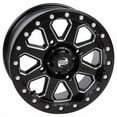 thumbnail image 3 of 4/156 - Tusk Uinta Beadlock Wheel 15x7 5.0 + 2.0 Milled/Black, 3 of 8