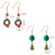 thumbnail image 2 of Pendientes compatibles con mujeres, adolescentes y niñas, colgantes, regalos de joyería para fiestas navideñas, 2 of 5