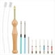 thumbnail image 1 of Kit de Aguja Perforadora, Kit de Aguja Ajustable Perforadora de Bordado Kit de Aguja Perforadora para Principiantes en Costura de Hilo de Bordar, 1 of 5