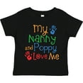 thumbnail image 3 of Inktastic Nanny and Poppy Love Me Grandkid Boys or Girls Toddler T-Shirt, 3 of 5