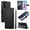 Black, variant on Leather Case For Samsung Galaxy A57 5G 6.7",Embossed Totem Wallet With Card Holder,Wristband, Shockproof Kickstand Magnetic Cover,Black,For Galaxy A57 5G