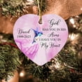 thumbnail image 3 of Personalized God Has You in His Arms I Have You in My Heart Ornament, Custom Name Memorial Ornaments Gift for Lost Loved One, Hummingbird in Loving Memory Ornament Xmas, Christmas in Heaven Ornaments, 3 of 6
