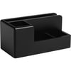 Rolodex Wood Tones Desktop Organizer, Black, 1 Each (Quantity)